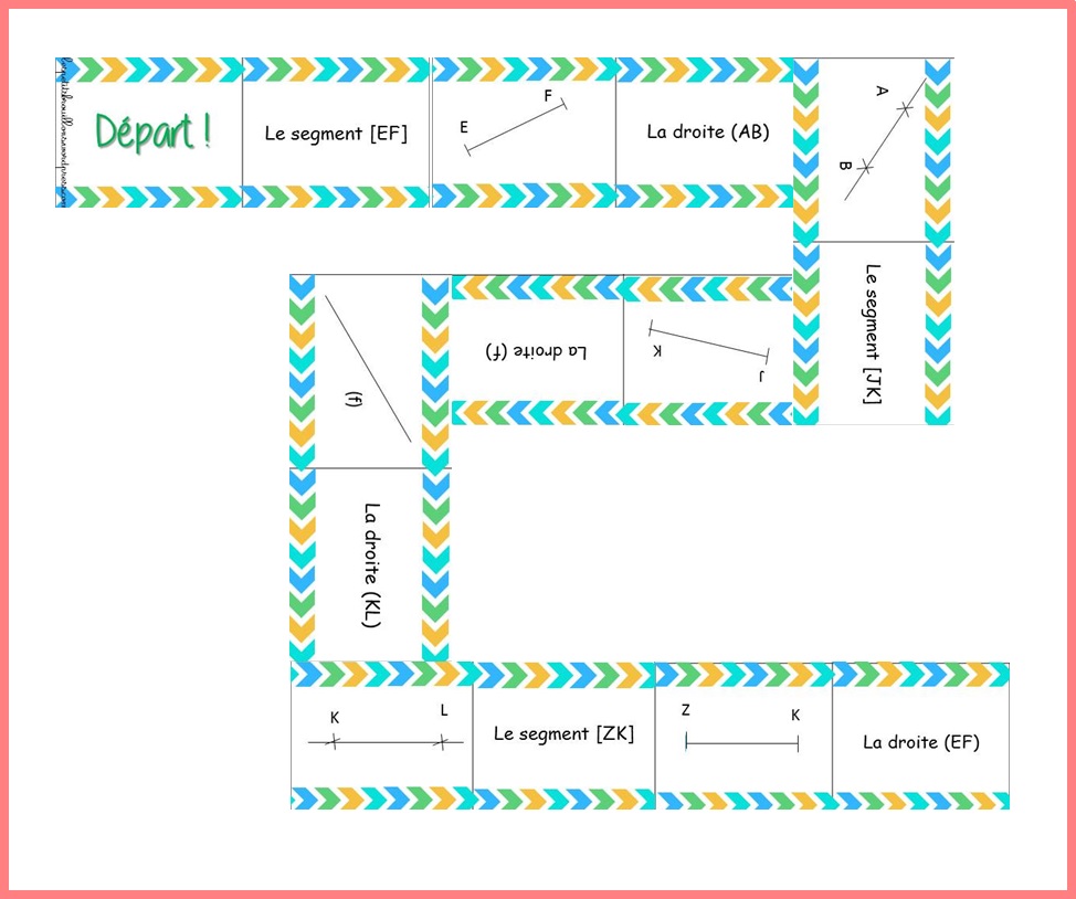 Dominos droites ou segments