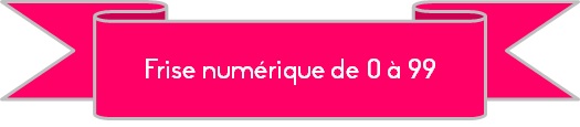 frise numérique 0 à 99