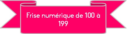 frise numérique 100 à 199